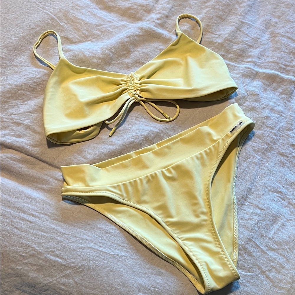 Blackbough Yellow Bikini Set